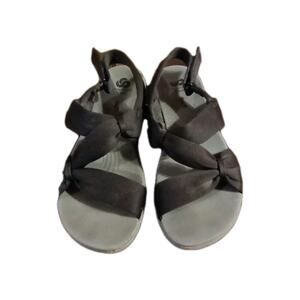 Cloudsteppers by Clark’s Arla Primrose Black Fabric Sandals Size 9